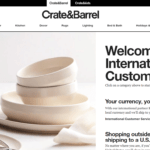 Crate & Barrel Доставка из США