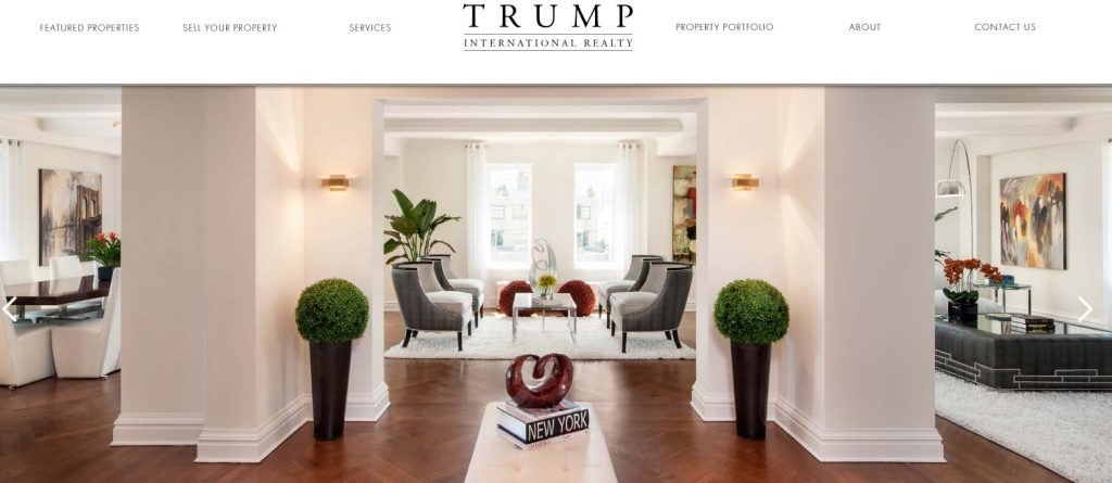 Сайт trumpinternationalrealty.com