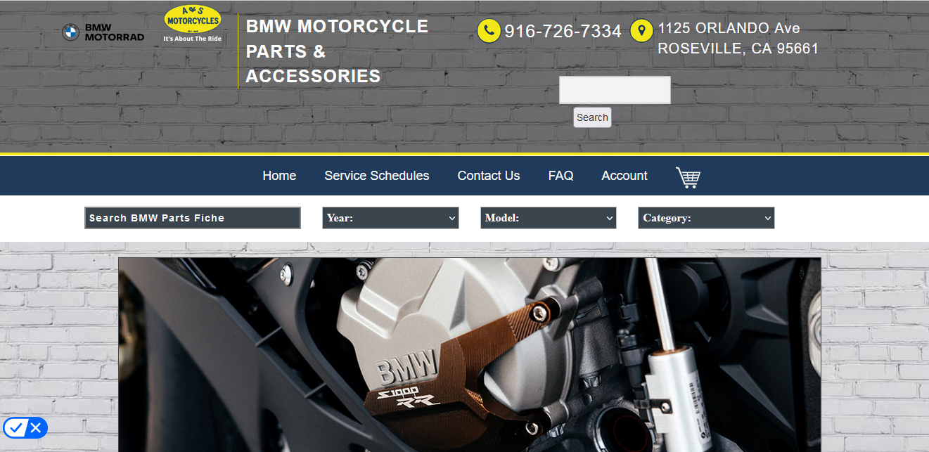 ASCycles.com интернет-магазин для мотоциклов BMW в США