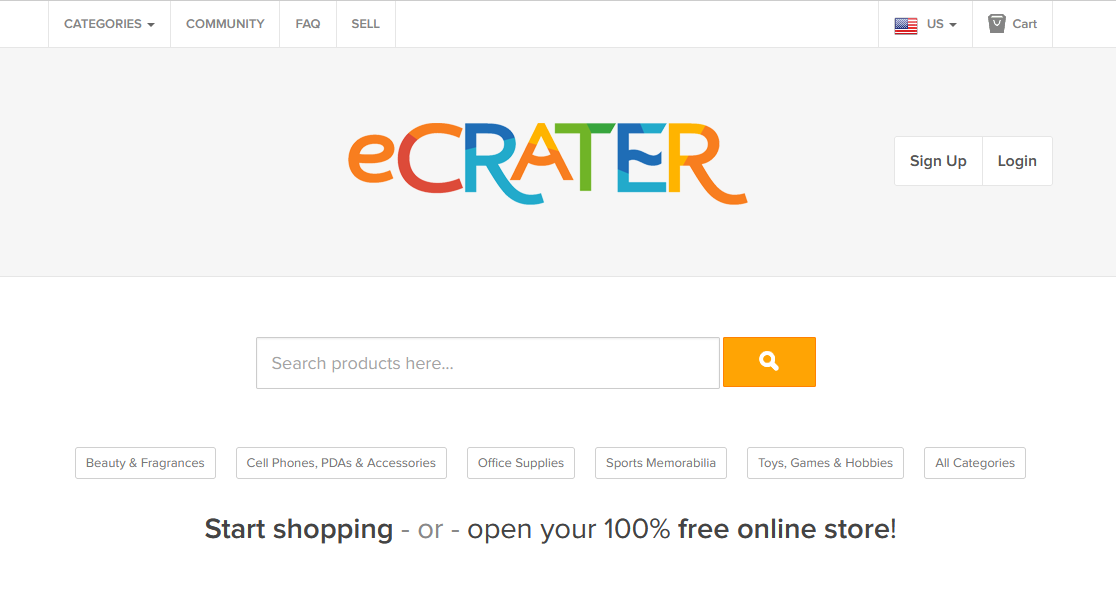 eCrater интернет-магазин эксклюзивных товаров