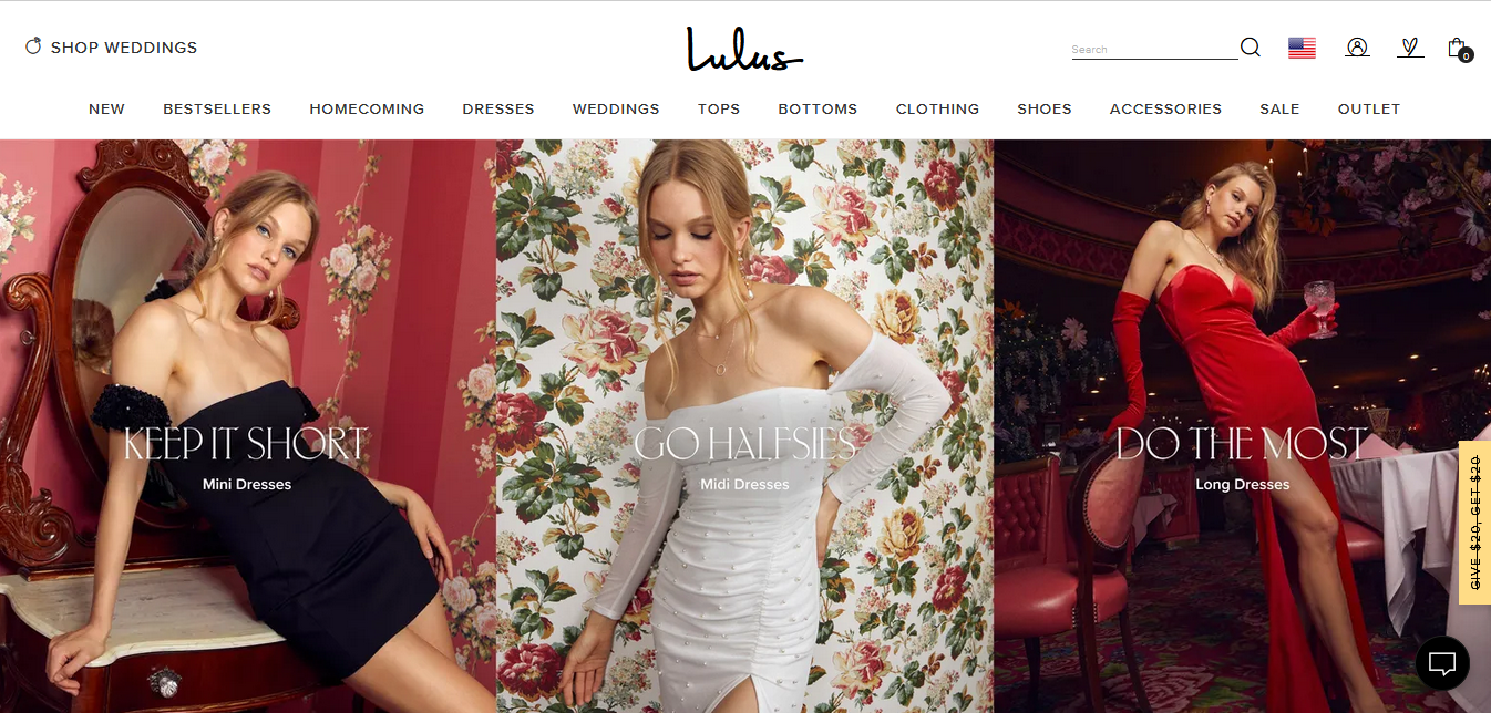 Lulus – интернет-магазин одежды из США