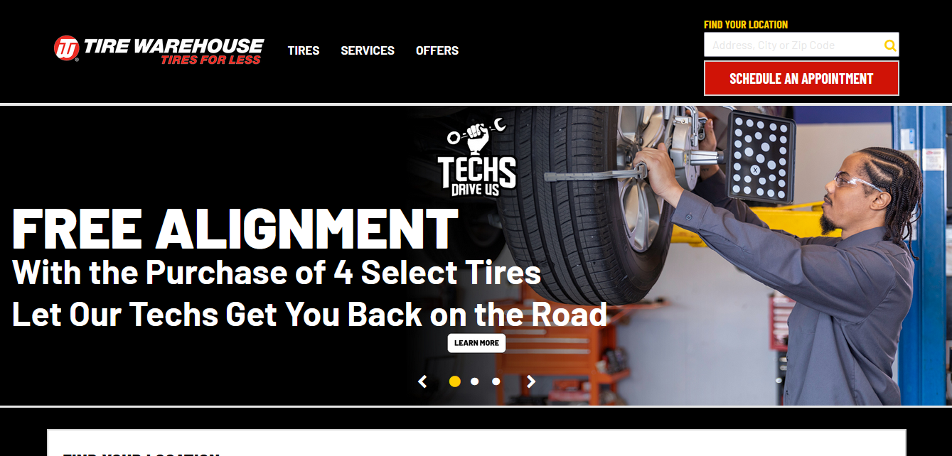 TireWarehouse.net, это продавец шин из США