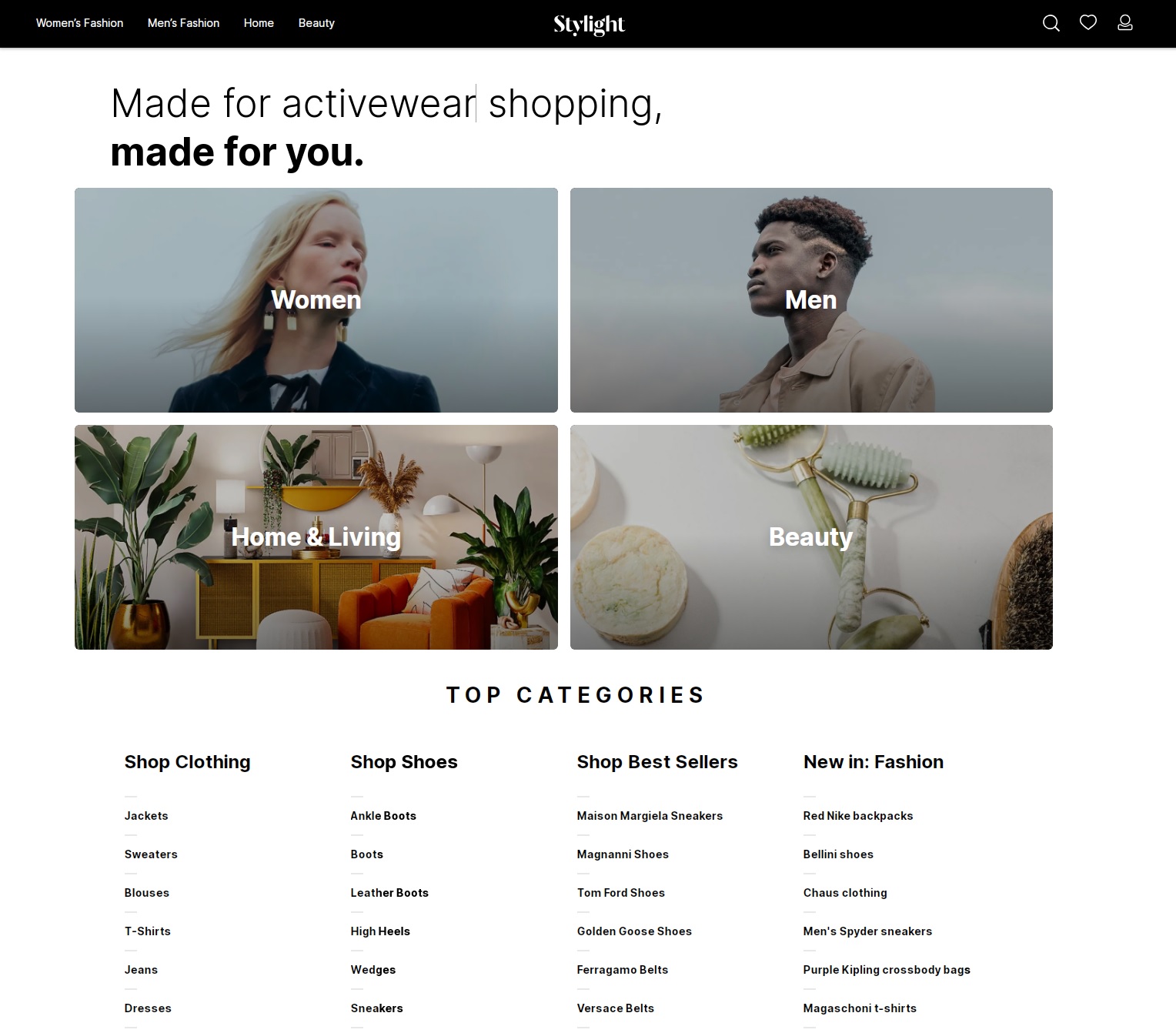 Stylight — агрегатор магазинов в сфере моды, красоты, дизайна.