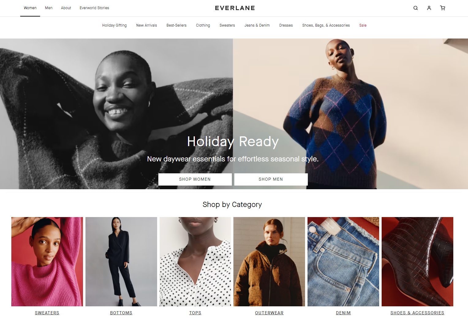Интернет-магазин одежды Everlane