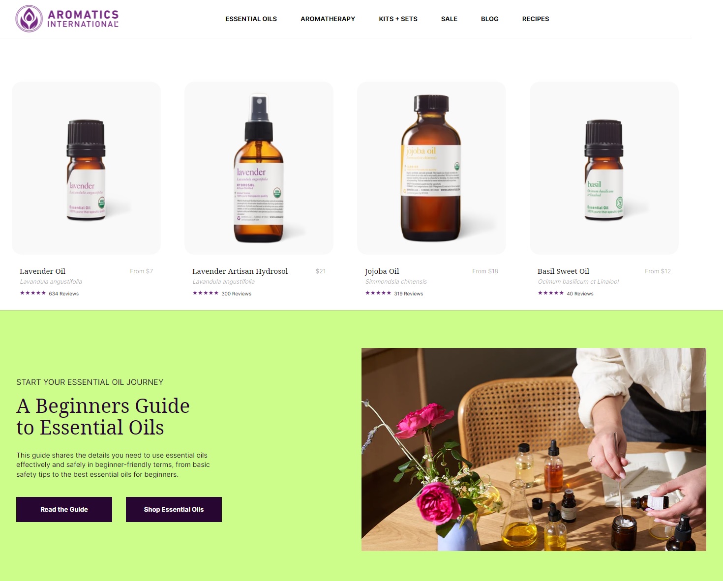 Aromatics — магазин эфирных масел