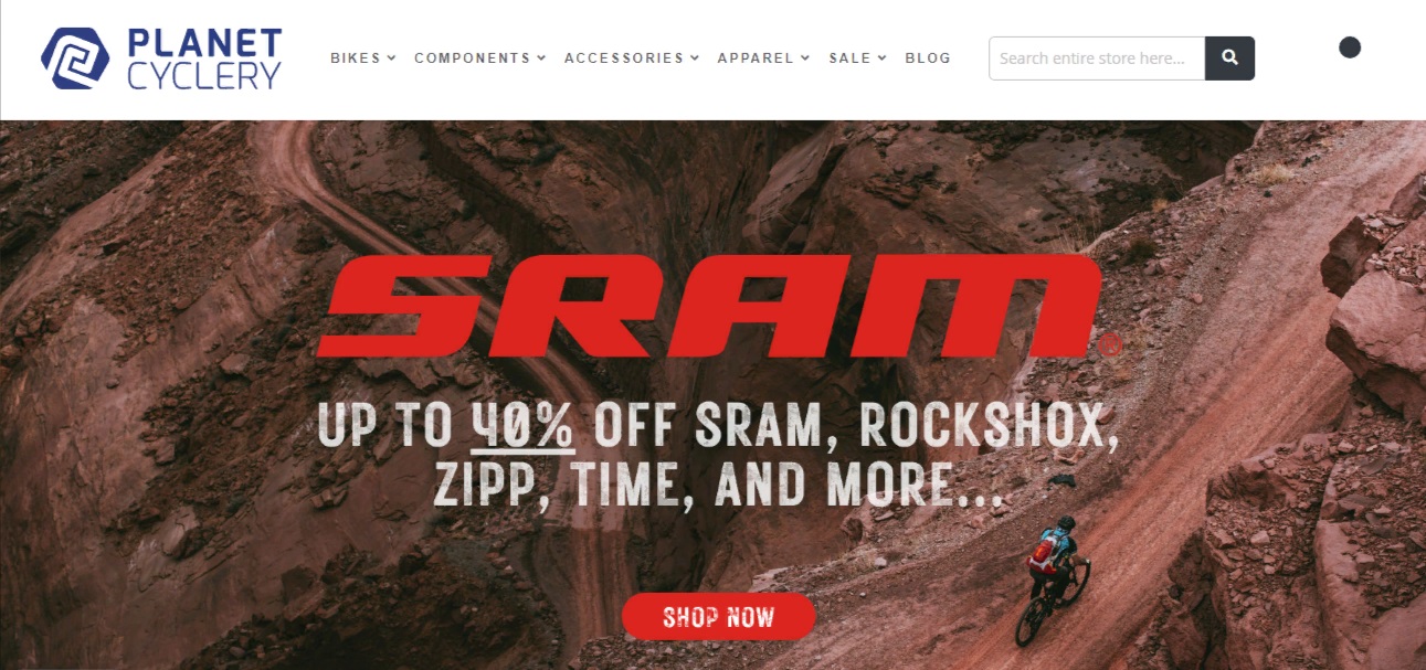 Planet Cyclery: интернет-магазин для велоспорта