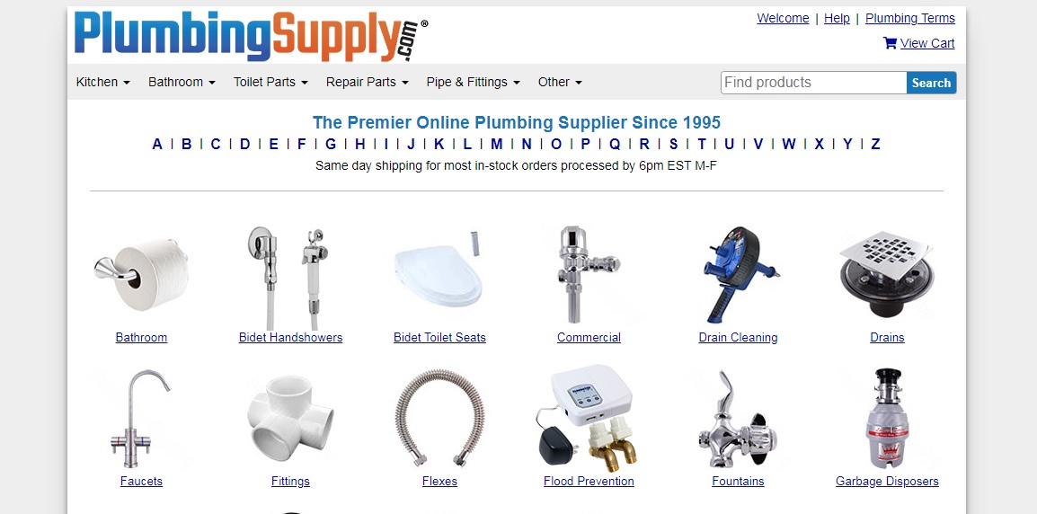 Plumbing Supply интернет-магазин сантехники в США