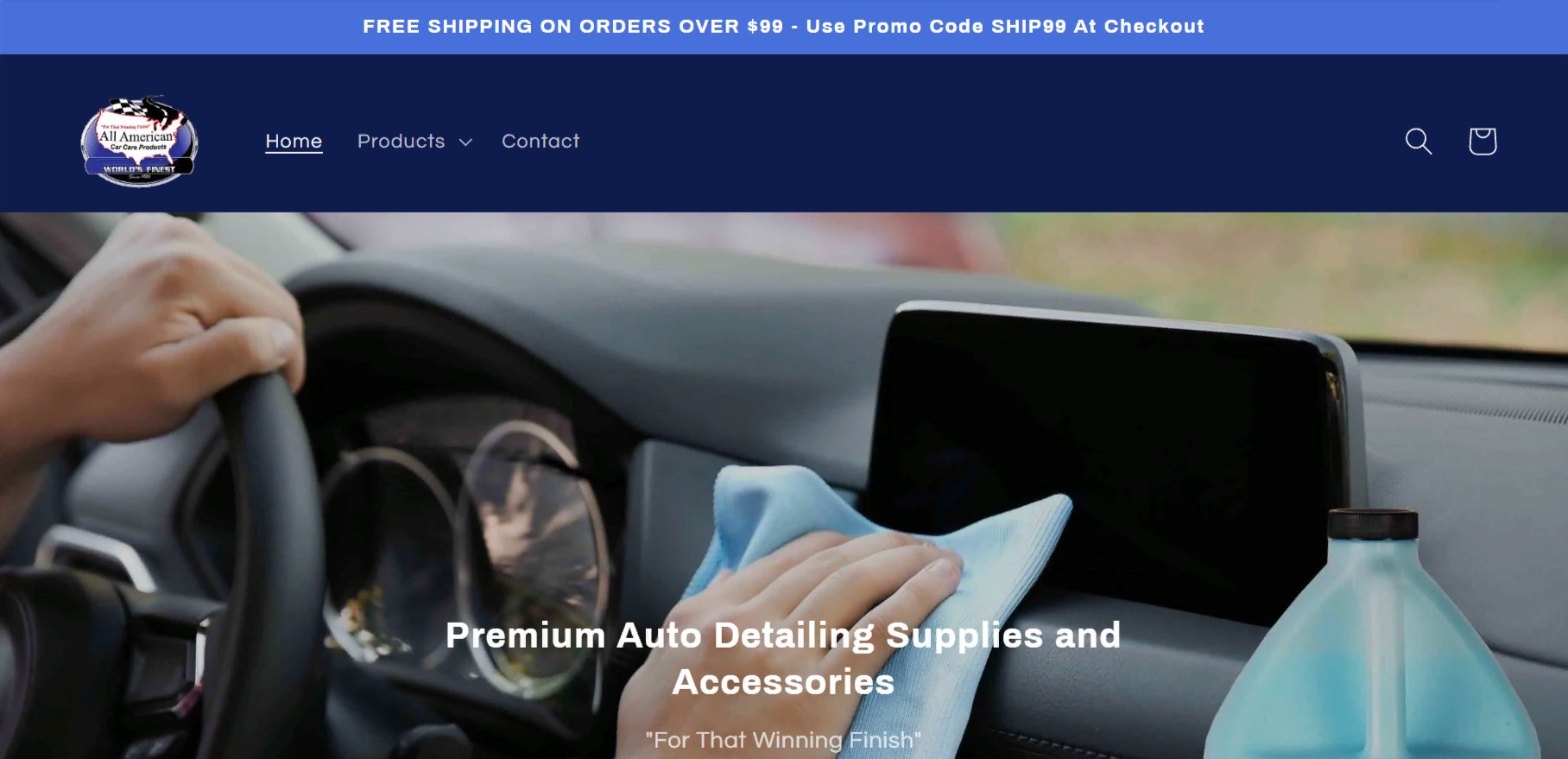 Интернет-магазин All American Car Care Products